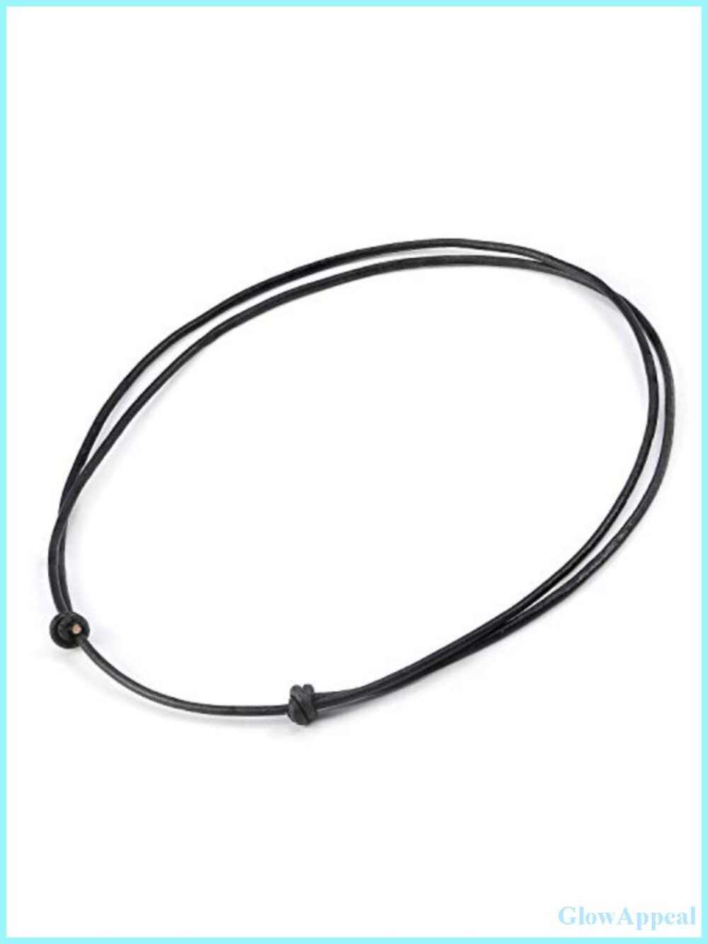 Genuine Leather Cord Choker Necklace Double Knotted Adjustable Cowrie Shell